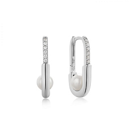 Ania Haie Rhodium plated Earring / E054-04H
