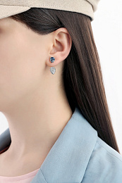 Earrings AFFINITY in bronze,