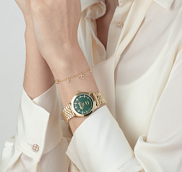 JUSTCase,MetalCAVALLIDarkBracelet,GreenWomen3 Hands,MOPWatch,Dial,5 ATMGoldGoldColorColor