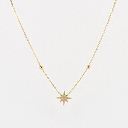 Zag Bijoux Surgical Stainless Steel Necklace / SNS18297-01WHT