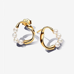 PANDORA Gold Plated metal blend Earring / 263276C01