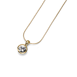 Pendant Simple gold crystal