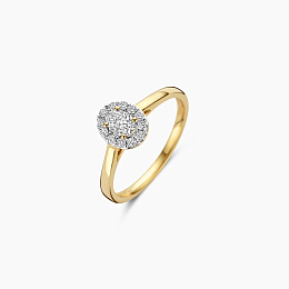 Blush Lab-Grown Diamond 14K Gold Ring / LG1016Y-54