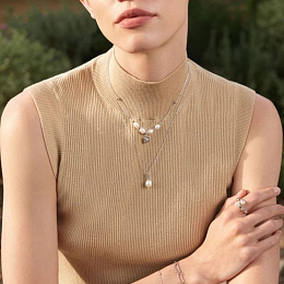 Ania Haie Rhodium plated Necklace / N054-01H