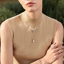 Ania Haie Rhodium plated Necklace / N054-01H