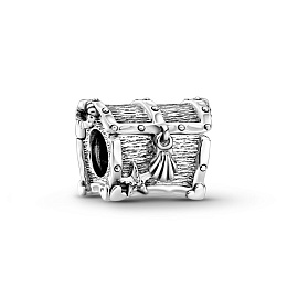 Chest of treasure sterling silver charm