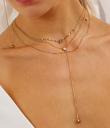 Necklace & Pendant / SNX27645-01WHT
