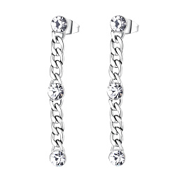 316L stainless steel and white crystals