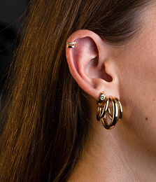 Zag Bijoux Surgical Stainless Steel Earring / SEC21345-01UNI25