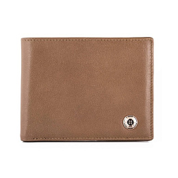 Camel color/ european nappa leather/8 credit card pockets/2 banknote compartments/HLN1402CRG