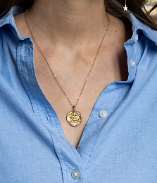 Zag Bijoux Surgical Stainless Steel Necklace / SNM21348-01SCO