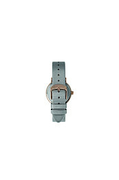 Celestial Opulence 37mm Rose Gold-tone Case Gray Swarovski ® Crystal Dial Gray Leather Strap Aries T