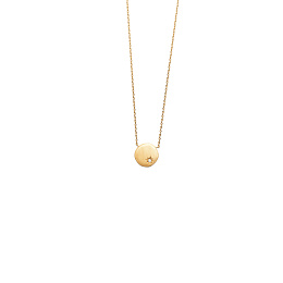 NECKLACE 18 KT GOLD PLATED CZ /97312945