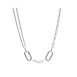 Sterling silver link necklace