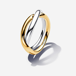 PANDORA Gold Plated metal blend Ring / 163262C00-52