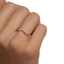 DANCE SILVER RING