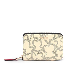 PVC-PU,WALLET S.,K ICON,MULTI-BEIGE