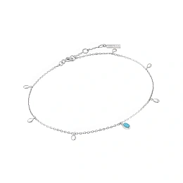 925 Sterling Silver Anklet/F044-01H