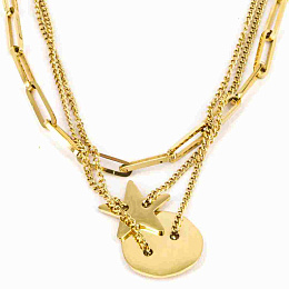 Zag Bijoux Surgical Stainless Steel Necklace / SNX9013-01UNI