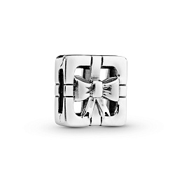 PANDORA Reflexions gift silver clip charm