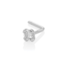 XXL Claw Nose Stud Piercing with Cubic Zirconia 3