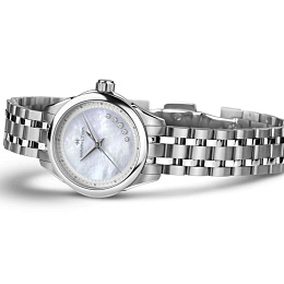 Jazzmaster Lady Quartz 26mm - White MOP dial - Bra