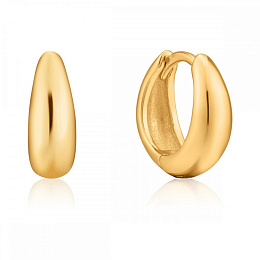 LUXE HUGGIE HOOP EARRINGS