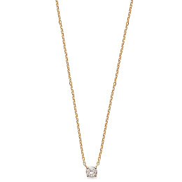 NECKLACE 18 KT GOLD PLATED CZ /97100245