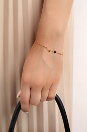 GEOMETRY DROP DISCS BRACELET