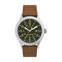 Expedition Scout Silver-tone Green Dial