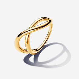 PANDORA Gold Plated metal blend Ring / 163318C00-54