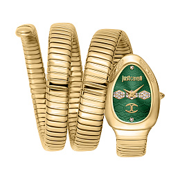 JUSTCase,Bracelet,CAVALLIDark2 Hands,GreenWomenDial,3 ATMWatch,Gold ColorGoldMetalColor 21/07/2023