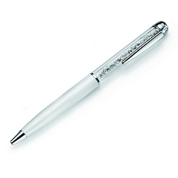 Crystal Luxury Pen white